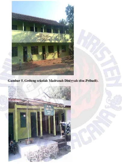 Gambar 5. Gedung sekolah Madrasah Diniyyah (doc.Pribadi). 