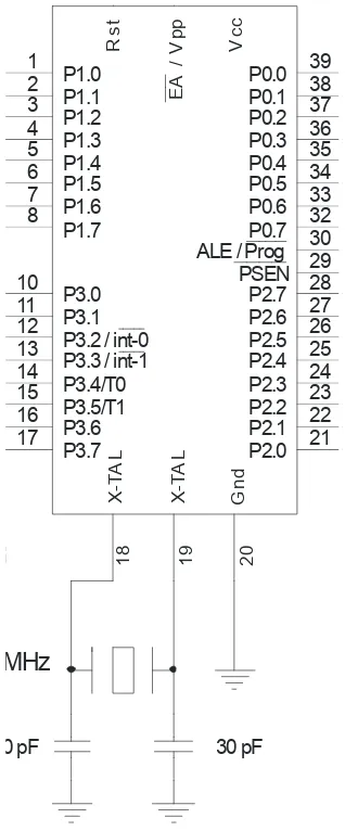 Gambar 3.4 Mikrokontroler 89S51