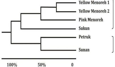 Table 1. Similarity index value  of Durian 