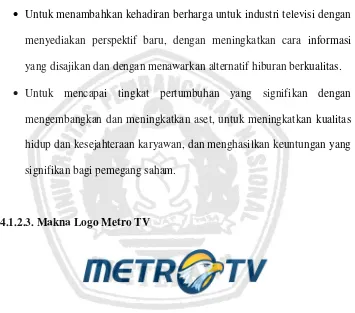 Grafik (Gambar) 4.6. Logo Metro TV.                                                           Sumber : (www.metrotvnews.com) 