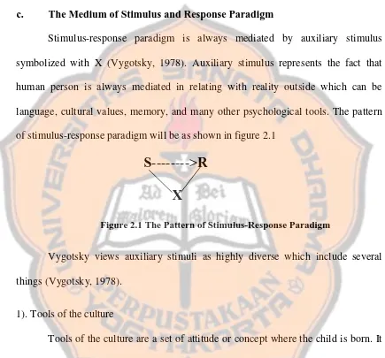 Figure 2.1 The Pattern of Stimulus-Response Paradigm 