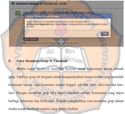 Gambar 8. Langkah-langkah membuat akun facebook 