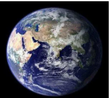 Gambar 2.4  Bumi yang Diindera dari Pesawat Ulang-alik Amerika 