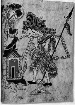 Gambar 1.25 Naskah dari dluwang (terbuat dari kulit pohon murbei), bia-sanya dipakai untuk penulisan Arab dan Jawa