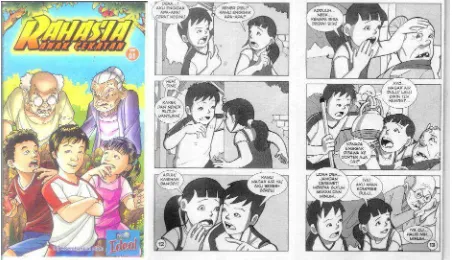 Gambar 2.1 contoh komik edukasi ( komik Kuark)