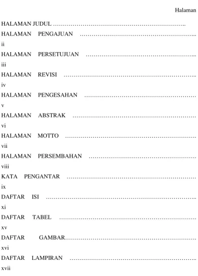 TABEL …………………………………………………………….        