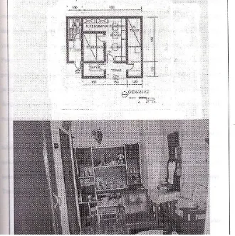 Gambar 3. Rumah Tinggal dengan ukuran 4 x4,5  m2 