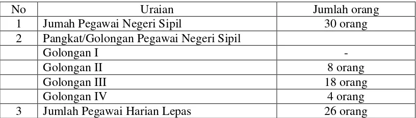 Table 4 Data Kepegawaian BPBD Kabupaten Karo 