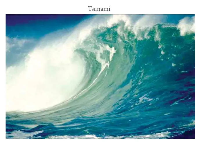 Gambar 2 Gelombang Laut Ketika Tsunami Terjadi 