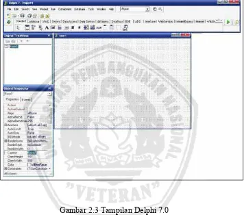 Gambar 2.3 Tampilan Delphi 7.0 