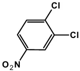 Gambar 4. Struktur Senyawa 1-chloro-2,4-dinitrobenzene (CDNB)