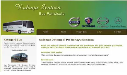 Gambar 4.9 Halaman Home 