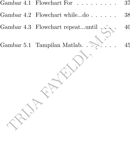 Gambar 4.1 Flowchart For . . . . . . . . .