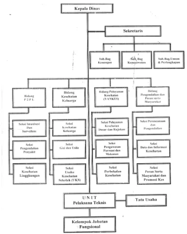 Gambar 4.1. Struktur Organisasi Dinas Kesehatan Kabupaten Karo 