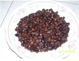 Fig. 4. Roasted Arabica beans 