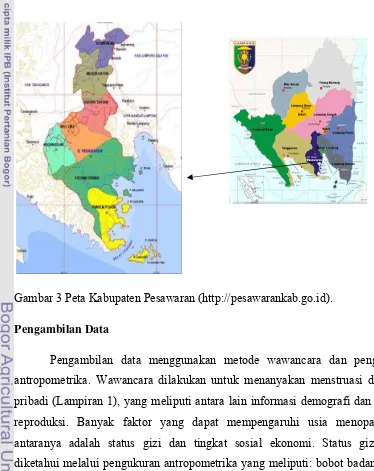 Gambar 3 Peta Kabupaten Pesawaran (http://pesawarankab.go.id). 
