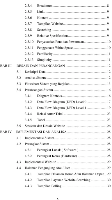 Tabel ...................................................................... 23 