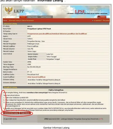Gambar Informasi Lelang 