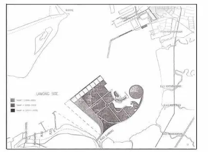 Gambar 3.4 : Lokasi Rencana Pengembangan (Sumber : Badan Perencanaan Kabupaten Gresik,2009) 