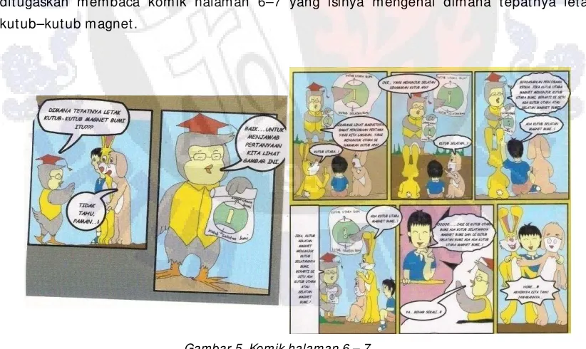 Gambar 5. Komik halaman 6 – 7 