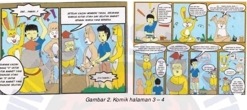 Gambar 2. Komik halaman 3 – 4 