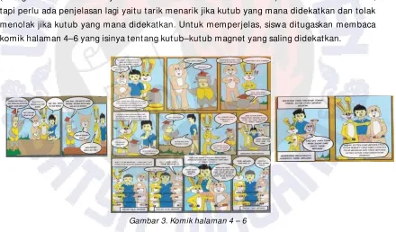 Gambar 3. Komik halaman 4 – 6  