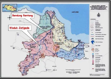 Gambar 3. 1 Peta Lokasi Bendungan Jatigede 