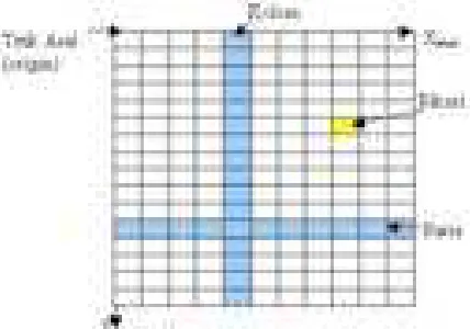 Gambar 1. Struktur model data raster 