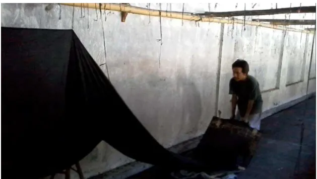 Gambar 1.2 Set Up penjemuran pada Proses Grounding 