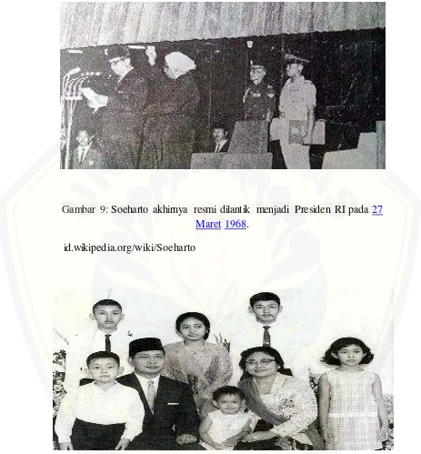 Gambar 9: Soeharto akhirnya resmi dilantik menjadi Presiden RI pada 27 