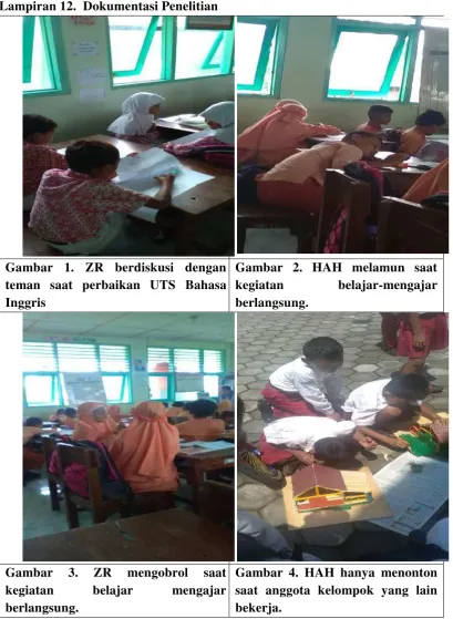 Gambar 1. ZR berdiskusi dengan 