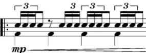 Gambar C.1.3. Pola ritme bagian A 