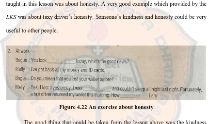 Figure 4.22 An exercise about honesty 