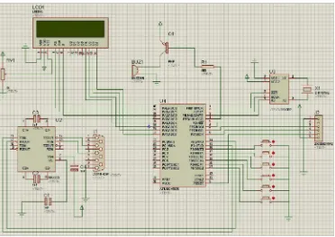 Gambar 3.1 Rancangan skematik jam server 