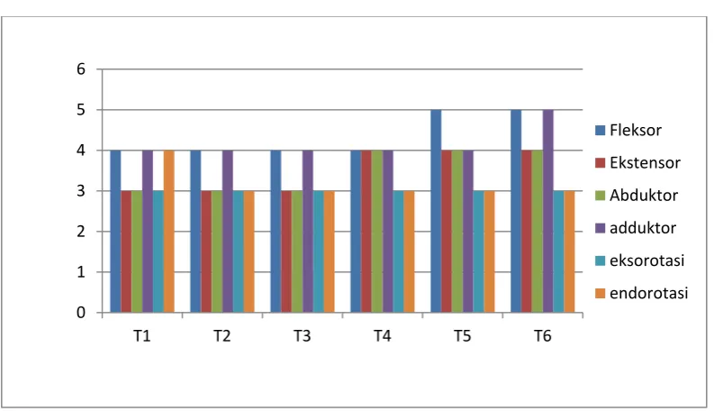 Grafik 4.3 Hasil Evaluasi LGS shoulder 