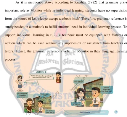 Figure 4.1 Sample of activity found in textbook: Activity 5 