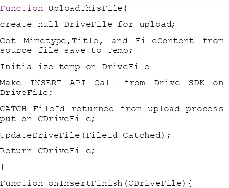 table DriveFileList. 