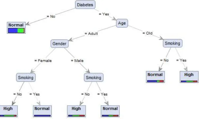 Figure 2. Description of the information gain and gini index-based decision tree.  