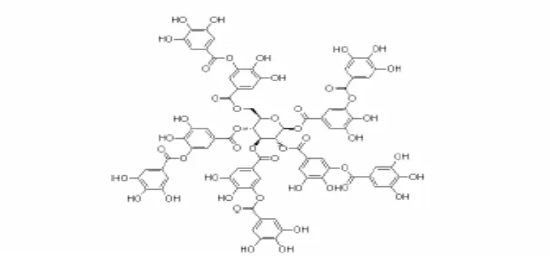 Gambar 2.3. Struktur Molekul Tannin 