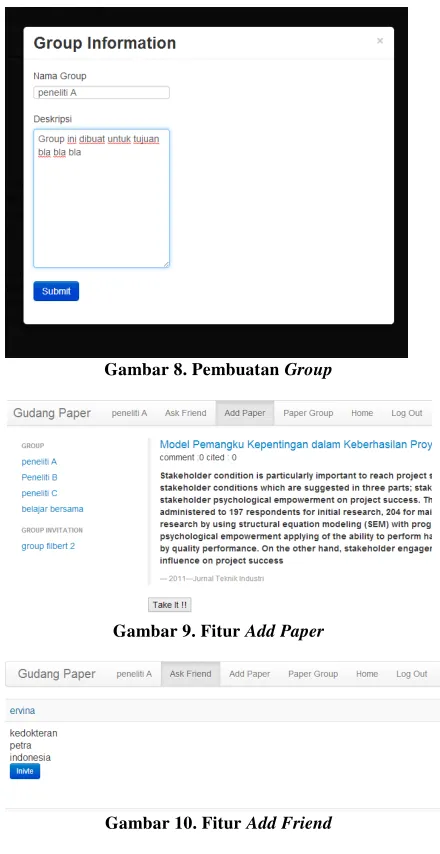 Gambar 8. Pembuatan Group 