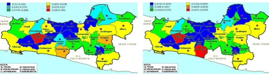 Figure 3.2 Poverty map by virtue of poverty 