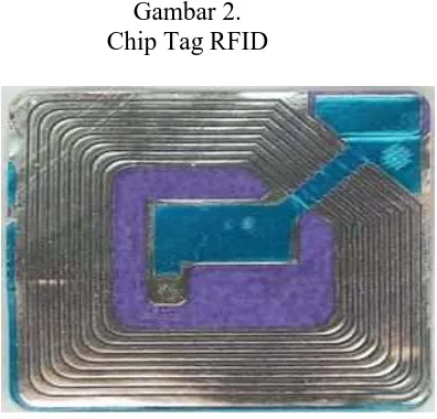 Gambar 2. Chip Tag RFID 