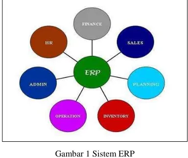 Gambar 1 Sistem ERP 