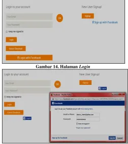 Gambar 14. Halaman Login 