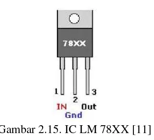 Gambar 2.15. IC LM 78XX [11] 