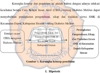 Gambar 1. Kerangka konsep penelitian  