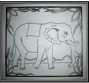 Gambar 29 :Gambar Desain Gajah 
