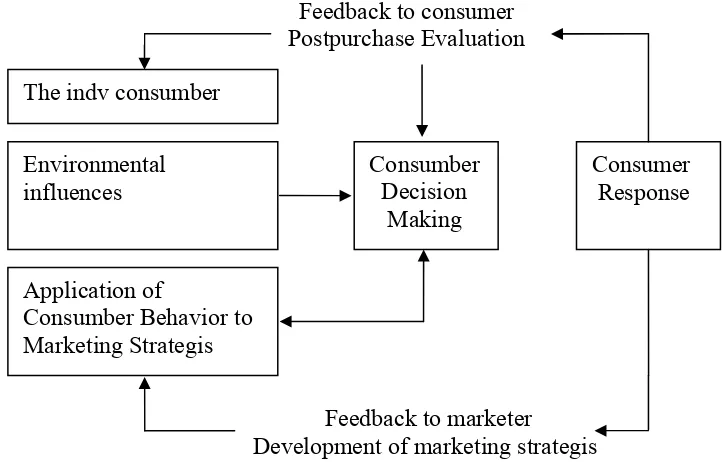 Gambar 2.1. Model Sederhana Dari Perilaku Konsumen 
