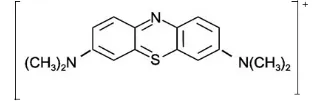 Gambar 1  Struktur kation biru metilena. 
