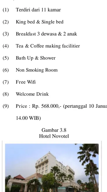 Gambar 3.8  Hotel Novotel 